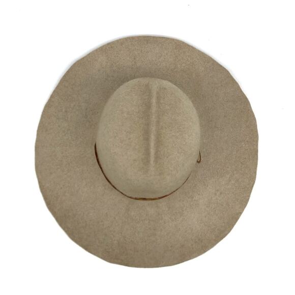 EL SORRELL Men’s Custom Felted Wool Fashion Hat Cream Orange Plaid - Picture 4 of 11